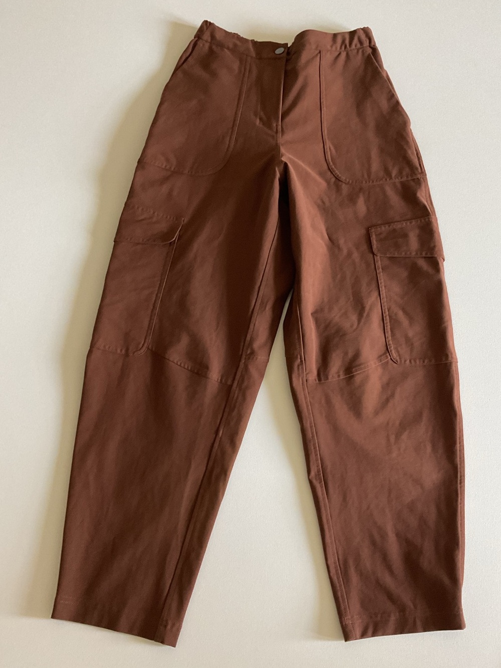 Lululemon Brown High-Rise Cargo Pants Utility Relaxed Fit Women's 26